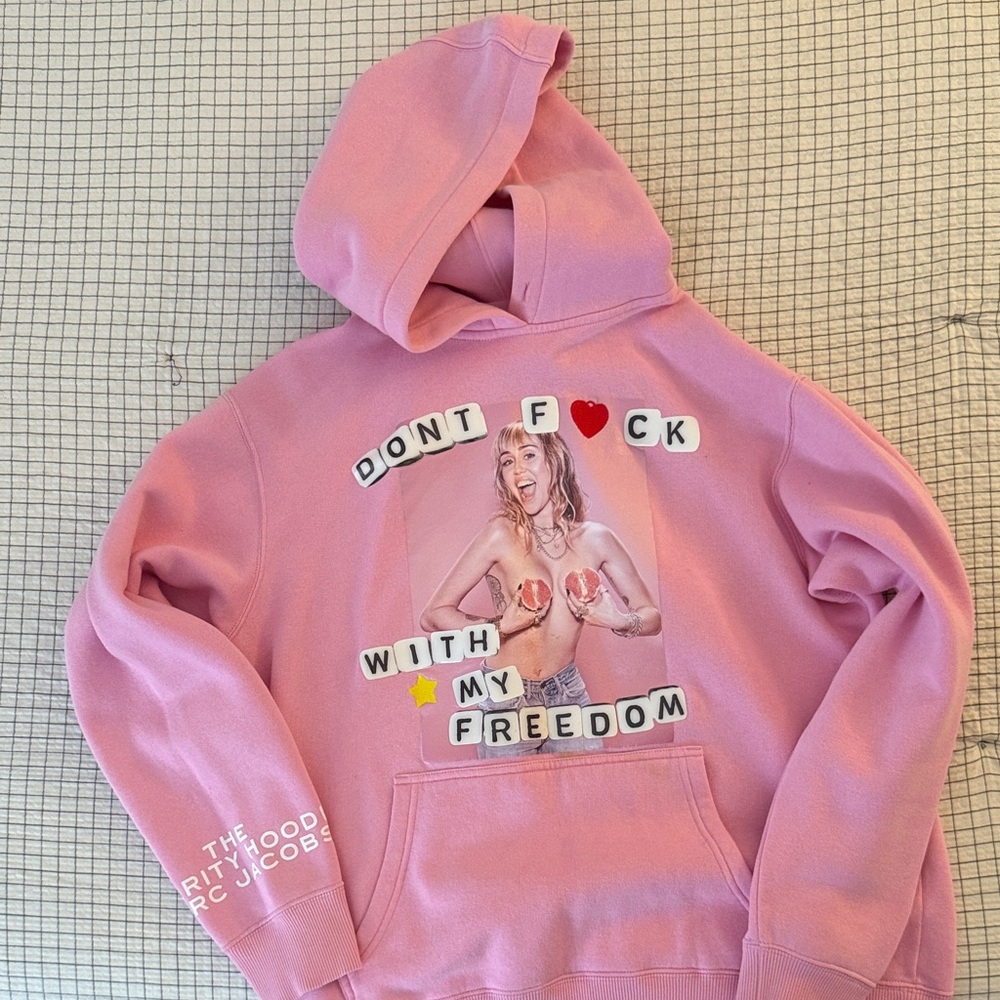 Marc Jacobs Pink Charity Hoodie